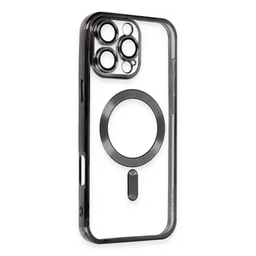 İphone 16 Pro Max Kılıf Kross Magneticsafe Kapak - Siyah