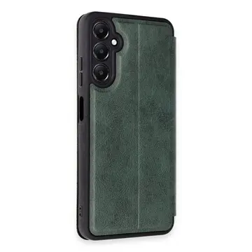 Samsung Galaxy A25 5g Kılıf Flip Cover - Koyu Yeşil