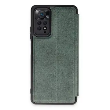 Xiaomi Redmi Note 12 Pro 4g Kılıf Flip Cover - Koyu Yeşil