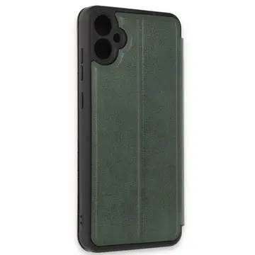 Samsung Galaxy A05 Kılıf Flip Cover - Koyu Yeşil