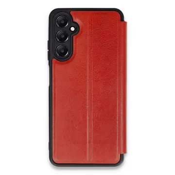 Samsung Galaxy A05s Kılıf Flip Cover - Kırmızı