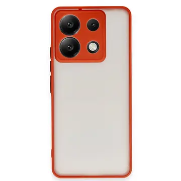 Xiaomi Redmi Note 13 5g Kılıf Montreal Silikon Kapak - Kırmızı