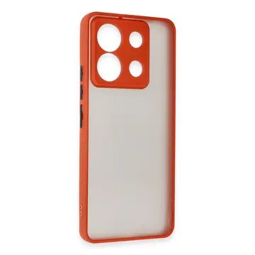 Xiaomi Redmi Note 13 5g Kılıf Montreal Silikon Kapak - Kırmızı