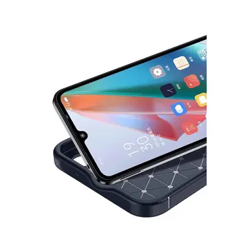 Oppo A38 Kılıf Auto Focus Karbon Kapak - Lacivert