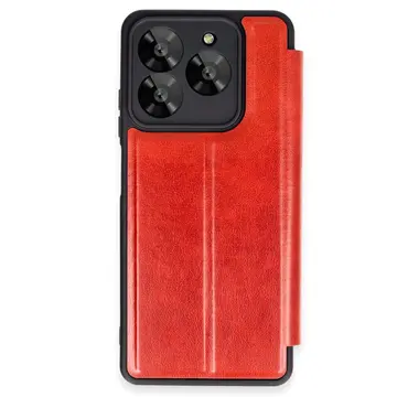 General Mobile Era 30 Kılıf Flip Cover - Kırmızı