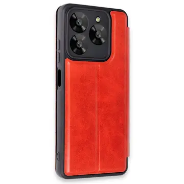 General Mobile Era 50 Kılıf Flip Cover - Kırmızı