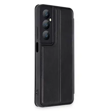 Realme C65 Kılıf Flip Cover - Siyah