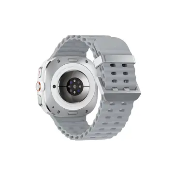 Watch 7 Ultra Kr417 Rug Silikon Kordon - Gri