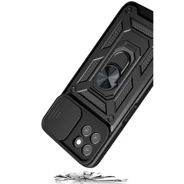 Samsung Galaxy M15 Kılıf Pars Lens Yüzüklü Silikon - Yeşil