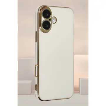 İphone 16 Kılıf Volet Silikon - Mor