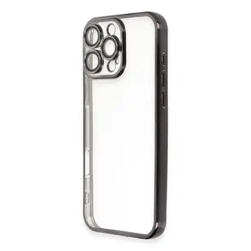 İphone 16 Pro Kılıf Razer Lensli Silikon - Siyah