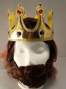 Altın Renk Eva Malzemeden İmal Çocuk Kral Tacı 57 Cm