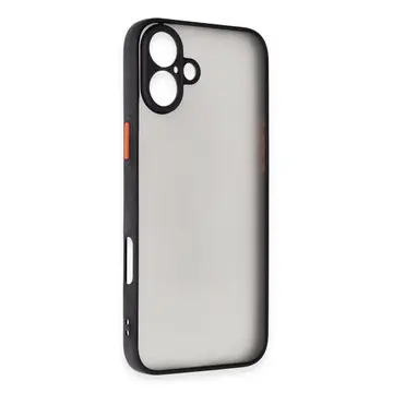 İphone 16 Kılıf Montreal Silikon Kapak - Siyah