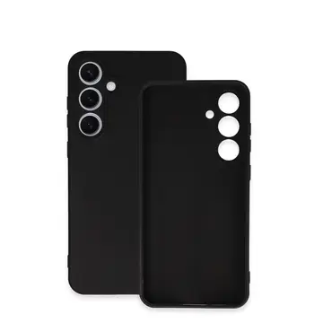 Samsung Galaxy S24 Fe Kılıf Nano İçi Kadife Silikon - Siyah
