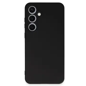 Samsung Galaxy S24 Fe Kılıf Nano İçi Kadife Silikon - Siyah