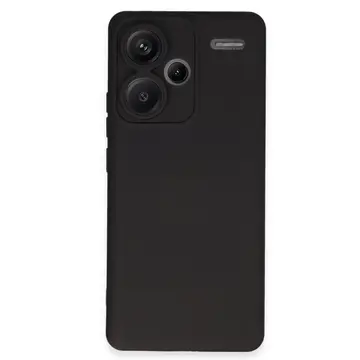 Xiaomi Redmi Note 13 Pro Plus Kılıf Nano İçi Kadife Silikon - Siyah