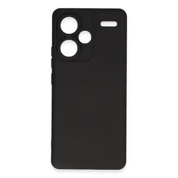 Xiaomi Redmi Note 13 Pro Plus Kılıf Nano İçi Kadife Silikon - Siyah