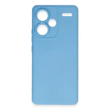 Xiaomi Redmi Note 13 Pro Plus Kılıf Nano İçi Kadife Silikon - Mavi