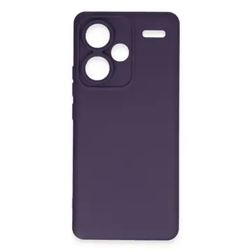 Xiaomi Redmi Note 13 Pro Plus Kılıf Nano İçi Kadife Silikon - Mor