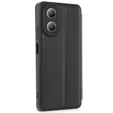 Oppo A38 Kılıf Flip Cover - Siyah