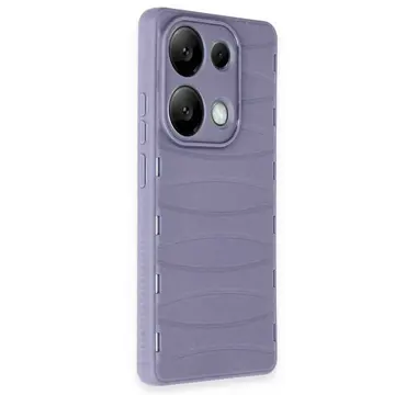 Xiaomi Redmi Note 13 Pro 4g Kılıf Bibercas Silikon Kapak - Lila