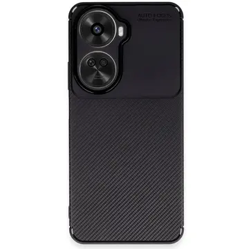 Huawei Nova 12 Se Kılıf Auto Focus Karbon Kapak - Siyah
