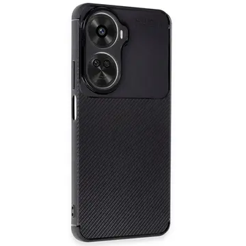 Huawei Nova 12 Se Kılıf Auto Focus Karbon Kapak - Siyah
