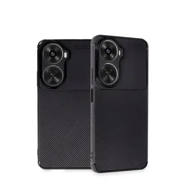 Huawei Nova 12 Se Kılıf Auto Focus Karbon Kapak - Siyah