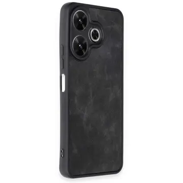 Xiaomi Redmi 13 4g Kılıf Aras Deri Kapak - Siyah