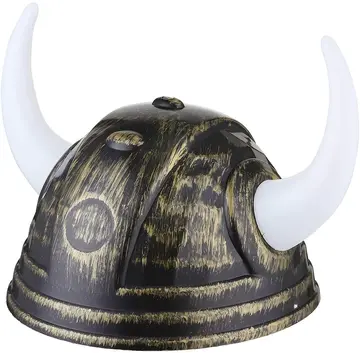 Viking Başlığı Asteriks Başlığı Altın Renk