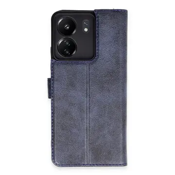 Xiaomi Redmi 13c Kılıf Trend S Plus Kapaklı Kılıf - Lacivert