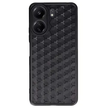 Xiaomi Redmi 13c Kılıf Petek Silikon Kapak - Siyah