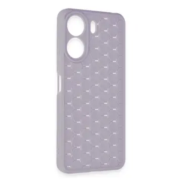 Xiaomi Redmi 13c Kılıf Petek Silikon Kapak - Lila
