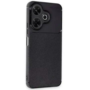 Xiaomi Redmi 13 4g Kılıf Auto Focus Karbon Kapak - Siyah