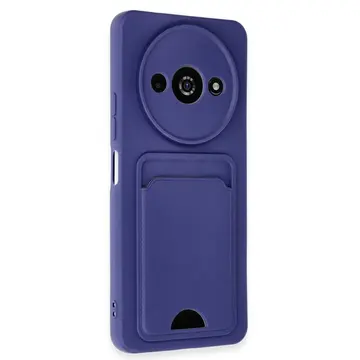 Xiaomi Redmi A3 4g Kılıf Kelvin Kartvizitli Silikon - Lacivert