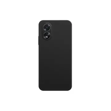 Oppo A38 Kılıf First Silikon - Siyah