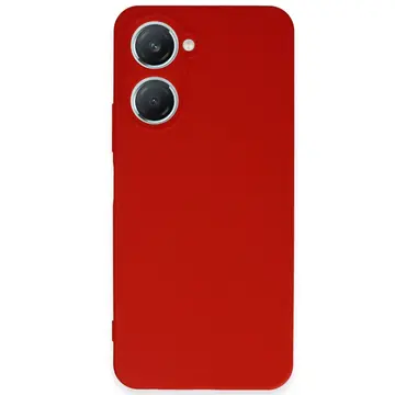 Vivo Y18 Kılıf First Silikon - Kırmızı