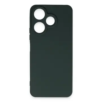 Xiaomi Redmi 13 4g Kılıf First Silikon - Koyu Yeşil