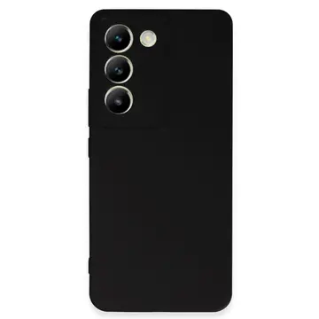 Vivo V30 Lite 4g Kılıf First Silikon - Siyah