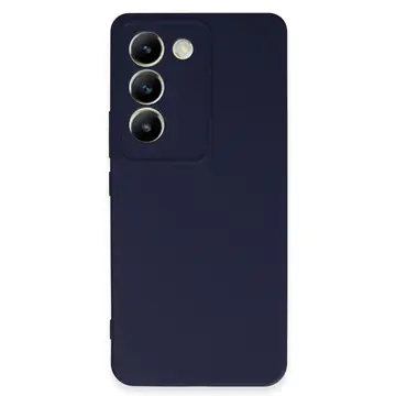 Vivo V30 Lite 4g Kılıf First Silikon - Lacivert