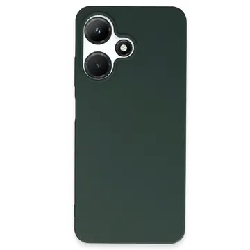 İnfinix Hot 30i Kılıf First Silikon - Koyu Yeşil