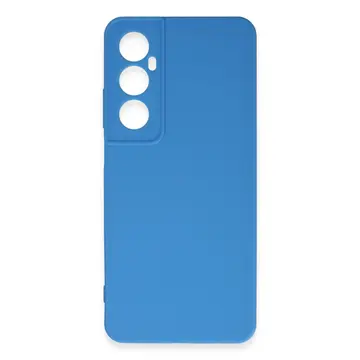 Realme C65 Kılıf First Silikon - Mavi