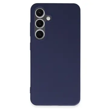 Samsung Galaxy S24 Kılıf First Silikon - Lacivert