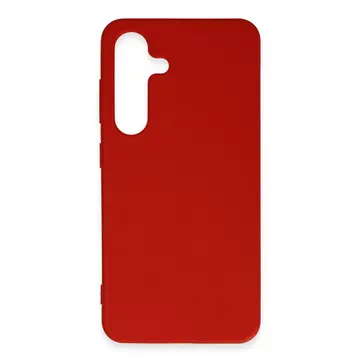 Samsung Galaxy S24 Kılıf First Silikon - Kırmızı