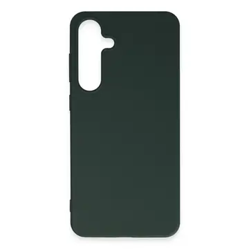 Samsung Galaxy S24 Plus Kılıf First Silikon - Koyu Yeşil