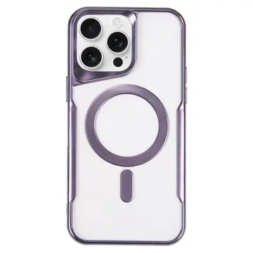 İphone 16 Pro Kılıf Boyi Magsafe Silikon Kapak - Derin Mor