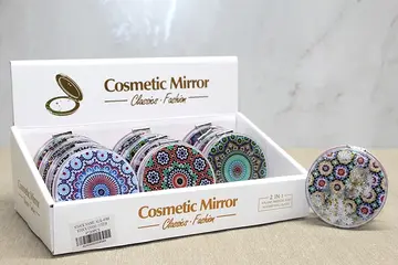 Mandala Desenli Hareketli Sulu El Aynası