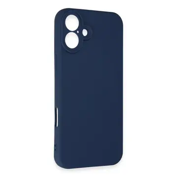 İphone 16 Kılıf First Silikon - Lacivert