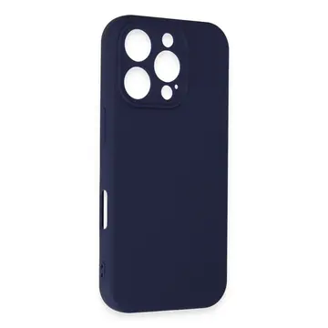 İphone 16 Pro Kılıf First Silikon - Lacivert