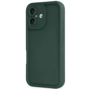 İphone 16 Kılıf Viera Silikon - Koyu Yeşil